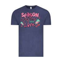 Vintage Denim season everything with love Vintage Tee - MaliasSmallBusiness