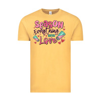 Vintage Mustard season everything with love Vintage Tee - MaliasSmallBusiness