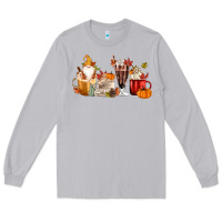 Moon Dust Fall Gnome Coffee Cups Long Sleeve Tee - MaliasSmallBusiness