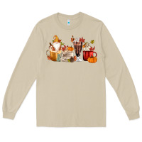 Mushroom Fall Gnome Coffee Cups Long Sleeve Tee - MaliasSmallBusiness