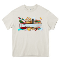 Cream preview teachers name Heavy Core Tee - AdoDesignShop