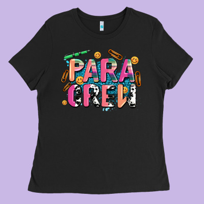Para Crew Ladies Tee Designed By Adodesignshop
