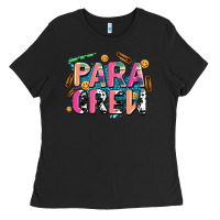 Black para crew Ladies Tee - AdoDesignShop