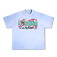 Grape Ice nursing in my heart Urban Heavy Tee - MaliasSmallBusiness