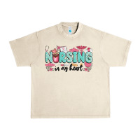 Sandshell nursing in my heart Urban Heavy Tee - MaliasSmallBusiness