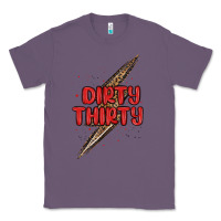 Lavender dirty thirty lightning bolt Classic Tee - MaliasSmallBusiness