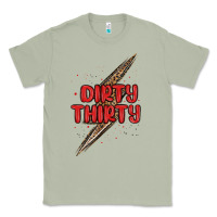 Matcha dirty thirty lightning bolt Classic Tee - MaliasSmallBusiness