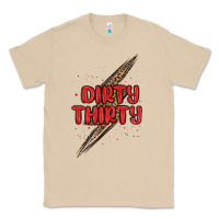 Mushroom dirty thirty lightning bolt Classic Tee - MaliasSmallBusiness