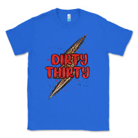 True Royal dirty thirty lightning bolt Classic Tee - MaliasSmallBusiness