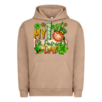 Pigment Burro my 1'st st patrick's day Urban Hoodie - FaDigitalArtStudio