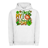 Pigment Lunar Rock my 1'st st patrick's day Urban Hoodie - FaDigitalArtStudio