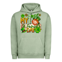 Pigment Oil Green my 1'st st patrick's day Urban Hoodie - FaDigitalArtStudio