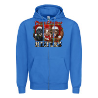 True Royal Merry Christmas Zipper Hoodie - RanaPortraitStore