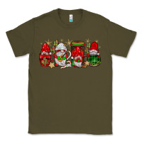 Army Green christmas mexican gnomies coffee Classic Tee - JahusDesignShop