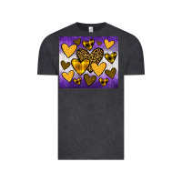Vintage Black lakers hearts Vintage Tee - JahusDesignShop