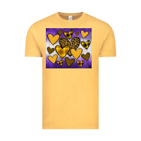 Vintage Mustard lakers hearts Vintage Tee - JahusDesignShop