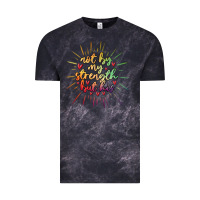 Cloud Black not by my strength but his Vintage Tee - MaliasSmallBusiness