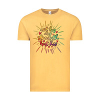 Vintage Mustard not by my strength but his Vintage Tee - MaliasSmallBusiness
