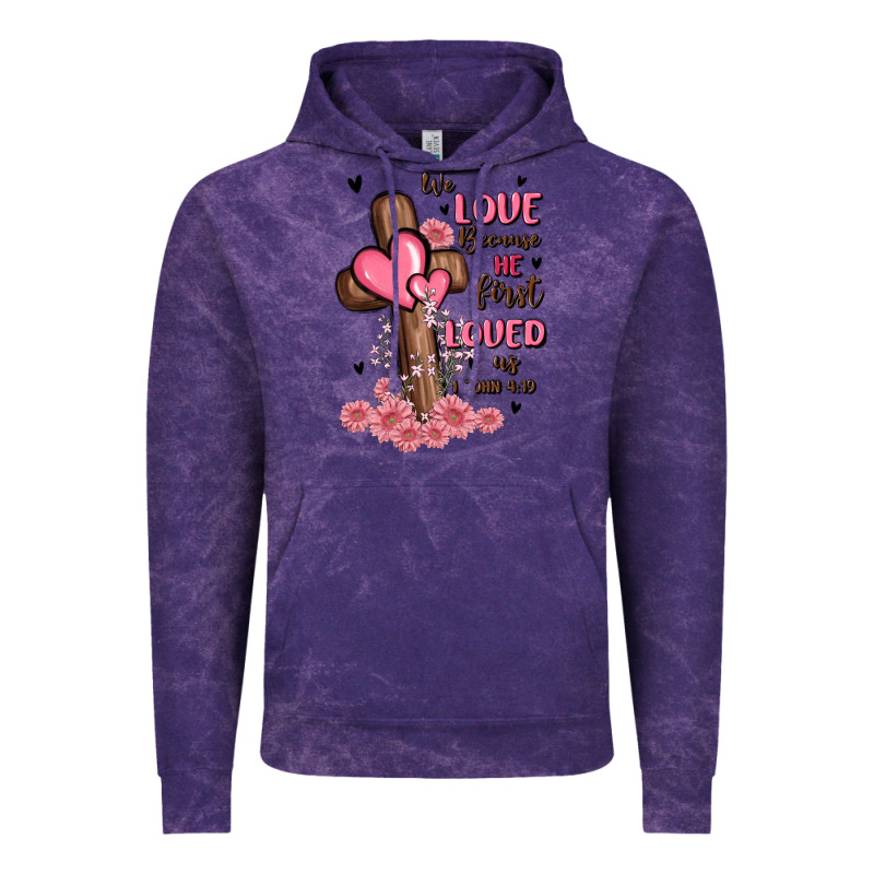 Valentine Cross Vintage Hoodie by MaliasSmallBusiness | Teevron