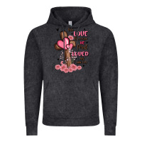Vintage Black valentine cross Vintage Hoodie - MaliasSmallBusiness