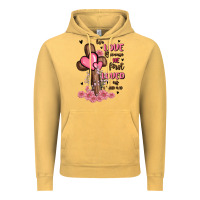 Vintage Mustard valentine cross Vintage Hoodie - MaliasSmallBusiness
