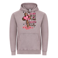 Vintage Zinc valentine cross Vintage Hoodie - MaliasSmallBusiness