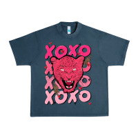 Midnight Navy valentine Urban Heavy Tee - MaliasSmallBusiness