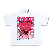 White valentine Urban Heavy Tee - MaliasSmallBusiness