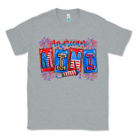 Heather Grey american mini Classic Tee - CowhideDigitalArt