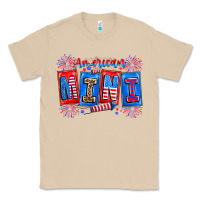 Mushroom american mini Classic Tee - CowhideDigitalArt