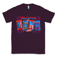 Plum american mini Classic Tee - CowhideDigitalArt