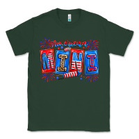 Sports Green american mini Classic Tee - CowhideDigitalArt