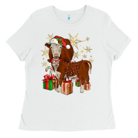 White christmas hereford Ladies Tee - JahusDesignShop