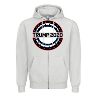Dove Grey Trump 2020 Zipper Hoodie - Bettercallsaul