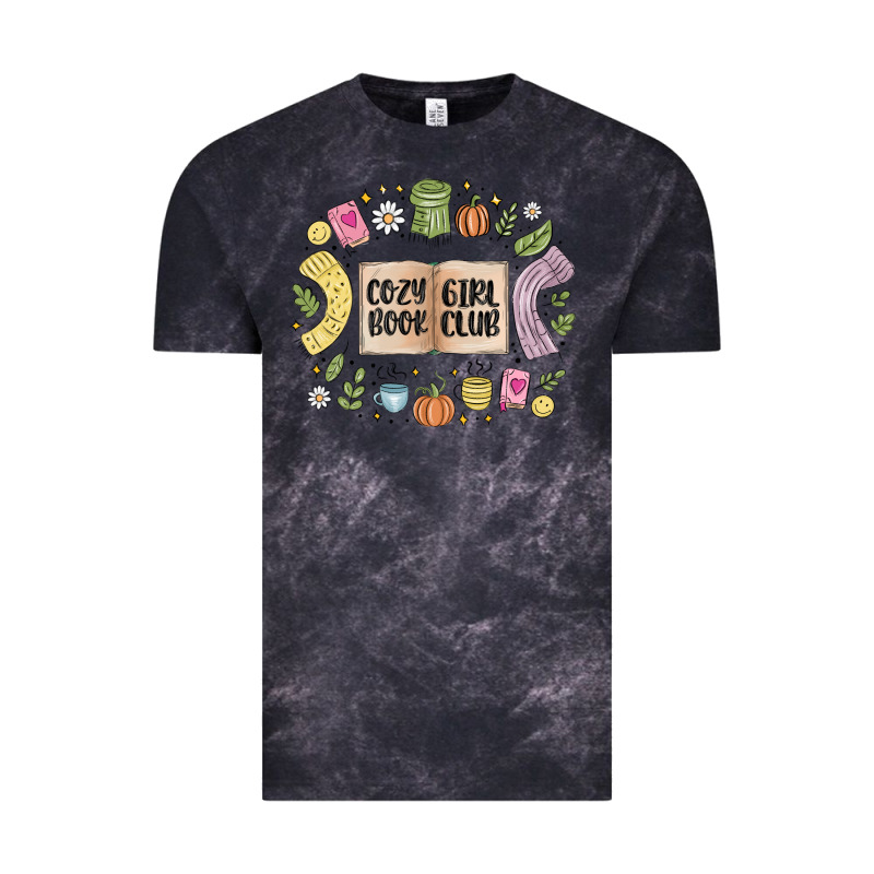 Cozy Book Girl Club Vintage Tee by MaliasSmallBusiness | Teevron