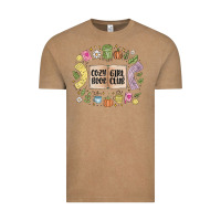 Vintage Coffee cozy book girl club Vintage Tee - MaliasSmallBusiness