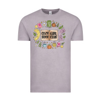 Vintage Zinc cozy book girl club Vintage Tee - MaliasSmallBusiness