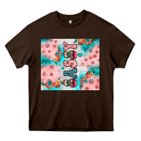 Chocolate Brown sassy Heavy Core Tee - JahusDesignShop