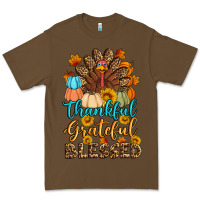 Cacao thankful grateful blessed turkey Premium Tee - Artiststas