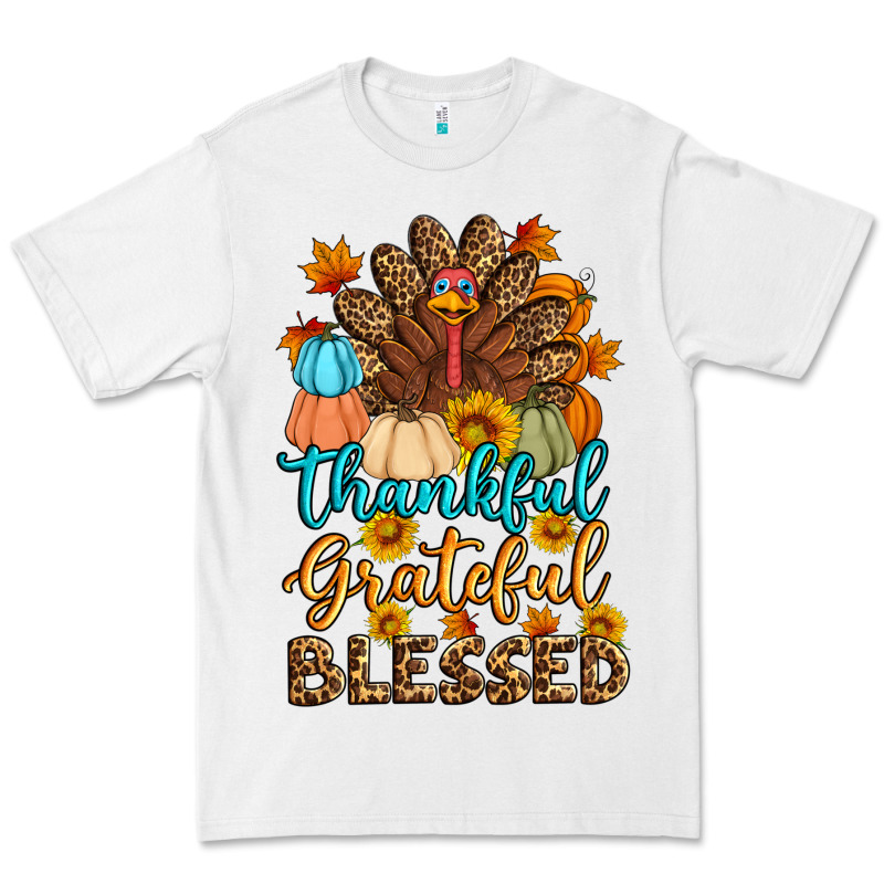 Thankful Grateful Blessed Turkey Premium Tee by Artiststas | Teevron