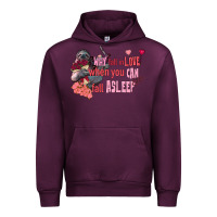 Mauve Wine sloth why fall in love when you can fall asleep Urban Hoodie - FaDigitalArtStudio