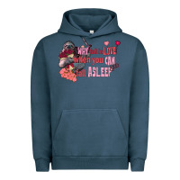 Pigment Midnight Navy sloth why fall in love when you can fall asleep Urban Hoodie - FaDigitalArtStudio