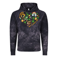 Cloud Black st patricks  hearts Vintage Hoodie - MaliasSmallBusiness