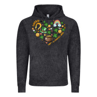 Vintage Black st patricks  hearts Vintage Hoodie - MaliasSmallBusiness