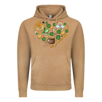 Vintage Camel st patricks  hearts Vintage Hoodie - MaliasSmallBusiness