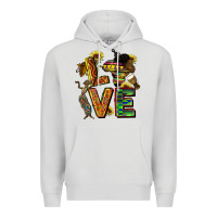 Dove Grey love juneteenth africa Premium Hoodie - CowGirlArtShop