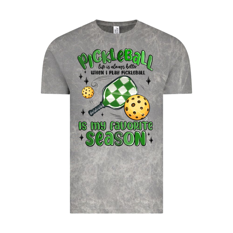 Pickleball Is My Favorite Season Vintage Tee by MaliasSmallBusiness | Teevron