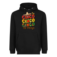 Black cinco cinco cinco de mayo Heavyweight Hoodie - CowGirlArtShop