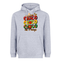Heather Grey cinco cinco cinco de mayo Heavyweight Hoodie - CowGirlArtShop
