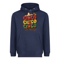 Navy cinco cinco cinco de mayo Heavyweight Hoodie - CowGirlArtShop